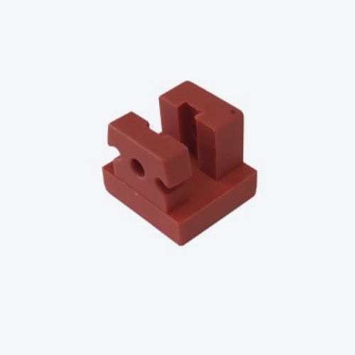 Red Plastic Push in Block