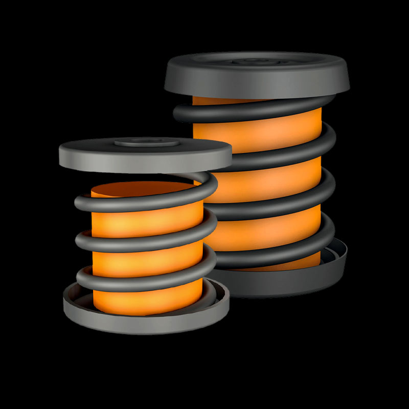 Steel Springs with Dampers