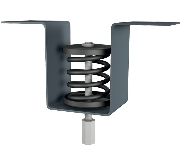 Ceiling mounted springs